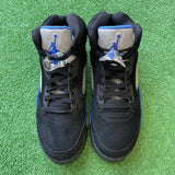 Jordan Racer Blue 5s Size 9