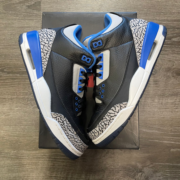 Jordan Sport Blue 3s Size 9.5
