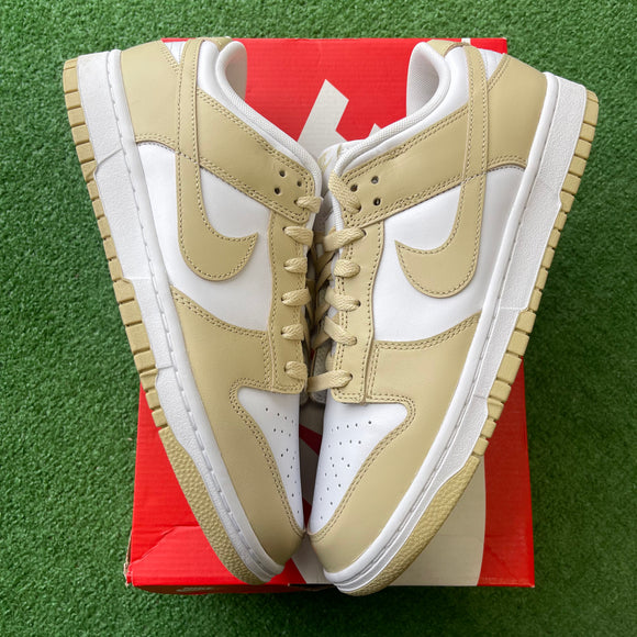 Nike Light Team Gold Low Dunk Size 10.5