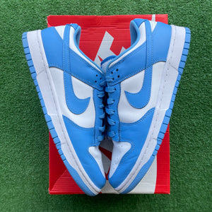 Nike UNC Low Dunks Size 10