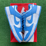 Nike UNC Low Dunks Size 10