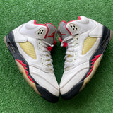 Jordan Fire Red 5s Size 6.5Y