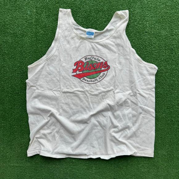 Vintage Buffalo Bisons Tank Top Size M/L