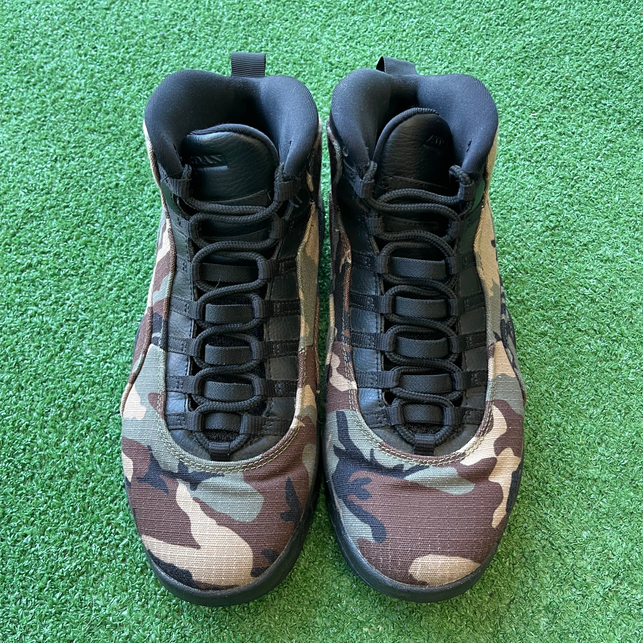 Jordan Woodland Camo 10s Size 10 My Cuzin Vintage