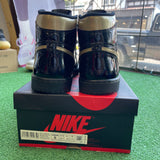 Jordan Black Metallic Gold 1s Size 9