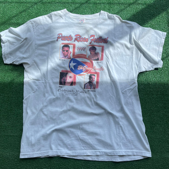 Vintage Puerto Rican Festival Tee Size XL