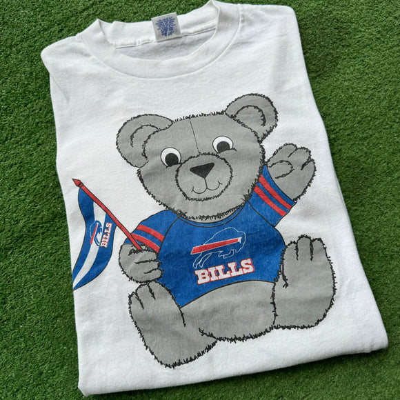 Vintage Buffalo Bills Teddy Bear Tee Size L
