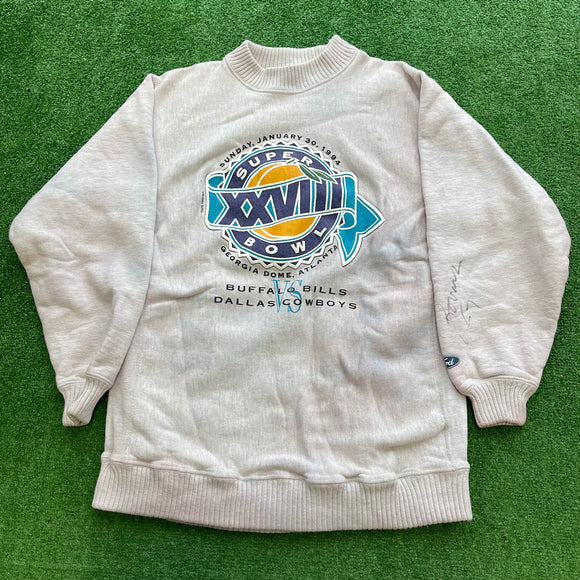 Vintage Buffalo Bills Super Bowl XXVIII Sweater Size L