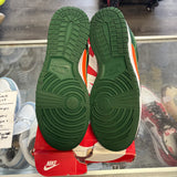 Nike Miami Hurricanes Low Dunks Size 8.5