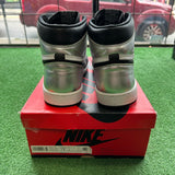 Jordan Silver Toe 1s Size 13.5W/12M