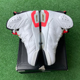 Jordan White Infrared 6s Size 11.5