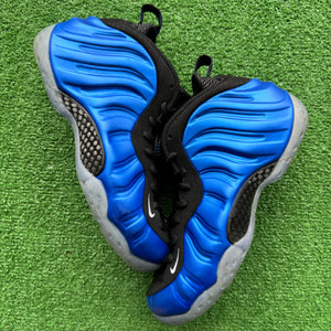 Nike Royal Foamposite Ones Size 8 (missing insoles)