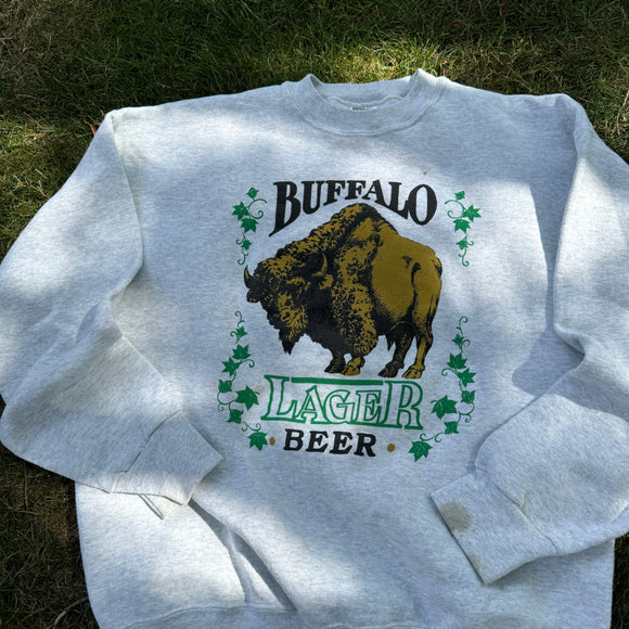 Vintage Buffalo Lager Beer Crewneck Size XL