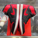 Jordan Satin Bred 1s Size 12W/10.5M