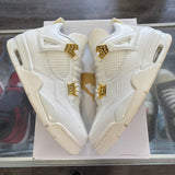Jordan Metallic Gold 4s Size 10.5W/9M