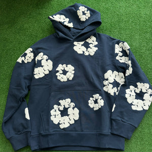 Denim Tear Navy Hoodie Size M