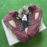 Jordan Burgundy 5s Size 8.5