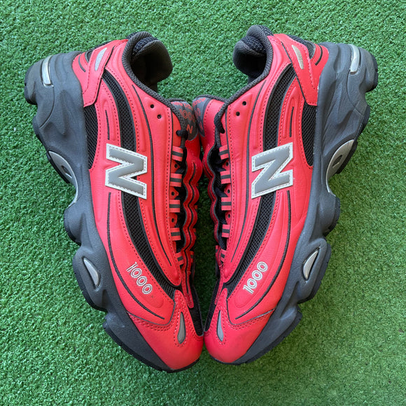 New Balance Red Black 1000s Size 10
