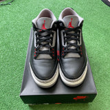 Jordan Black Cement 3s Size 12