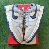 Nike White Blue Void Low Dunks Size 9