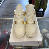 Jordan Metallic Gold 4s Size 10.5W/9M