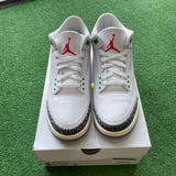 Jordan Lucky Green 3s Size 11W/9.5M