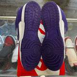 Nike Court Purple Low Dunk Size 10