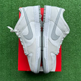 Nike White Summit low Dunks Size 12