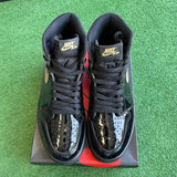 Jordan Black Metallic Gold 1s Size 9
