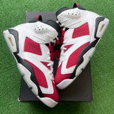 Jordan Carmine 6s Size 10