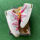 Nike Off White Lot 17 Low Dunk Size 11