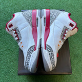 Jordan Cardinal 3s Size 6Y
