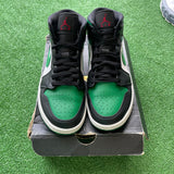 Jordan Pine Green Mid 1s Size 8.5