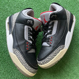 Jordan 2017 Black Cement 3 Size 10