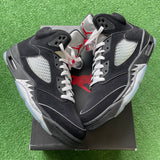 Jordan Black Metallic 5s Size 10