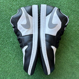 Jordan Black White Grey Low 1s Size 11.5