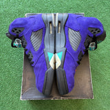 Jordan Alternate Grape 5s Size 9.5