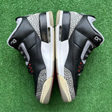 Jordan Black Cement 3s Size 10