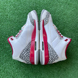Jordan Cardinal 3s Size 5.5Y