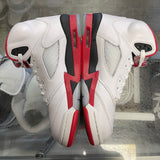 Jordan Black Tongue Fire Red 5s Size 6.5Y