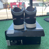 Jordan Black Particle Grey Mid 1s Size 4.5Y