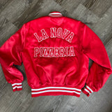 Vintage La Nova Pizzeria Satin Jacket Size L