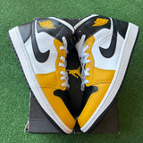Jordan Yellow Ochre Mid 1s Size 9