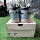 Jordan Ice Blue Mid 1s Size 6Y