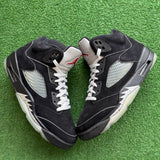 Jordan Reimagined Black Metallic 5s Size 8.5