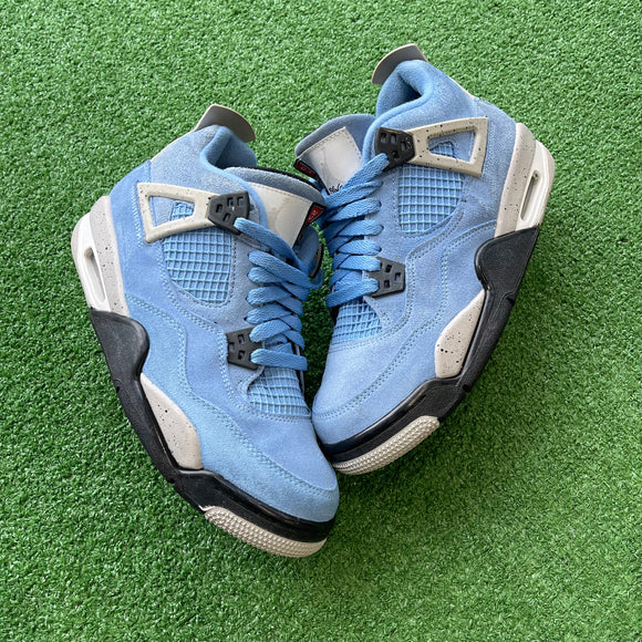 Jordan University Blue 4s Size 7Y