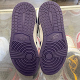 Jordan Court Purple 1s Size 6Y