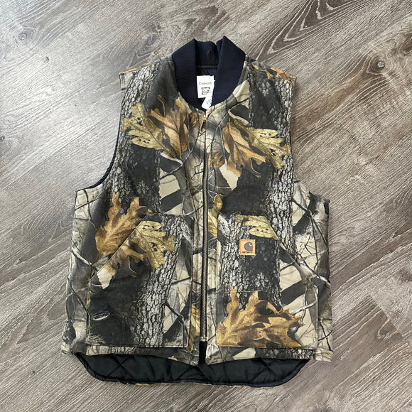 Vintage Carhartt Camo Vest Size M