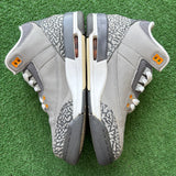 Jordan Cool Grey 3s Size 6.5Y
