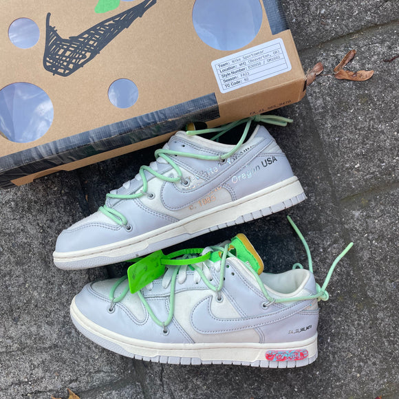 Nike Off White Lot 7 Low Dunk Size 8.5
